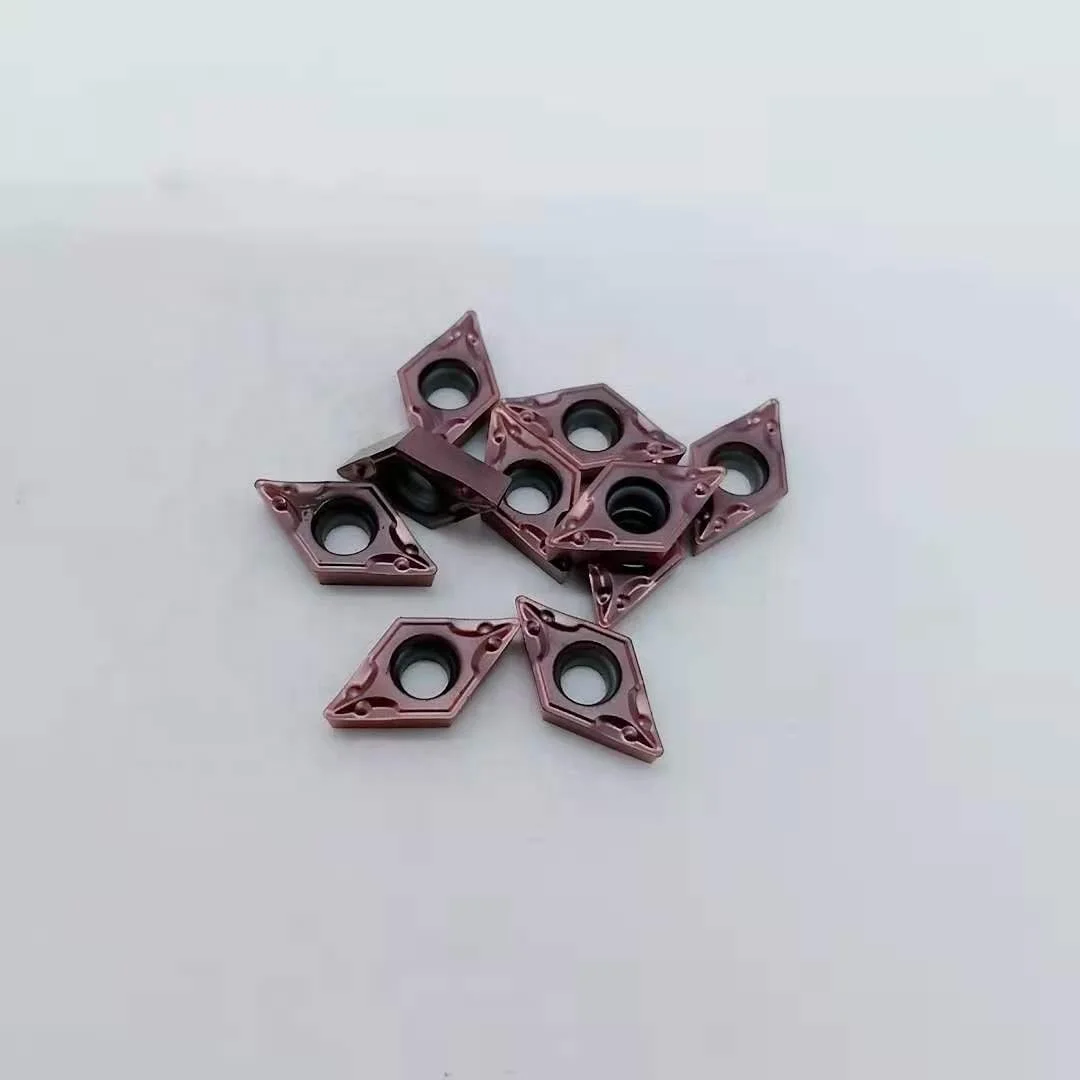 DCMT070204 High-Performance Carbide CNC Turning Inserts, Precision Ground, ISO Standard, Steel & Alloy Machining