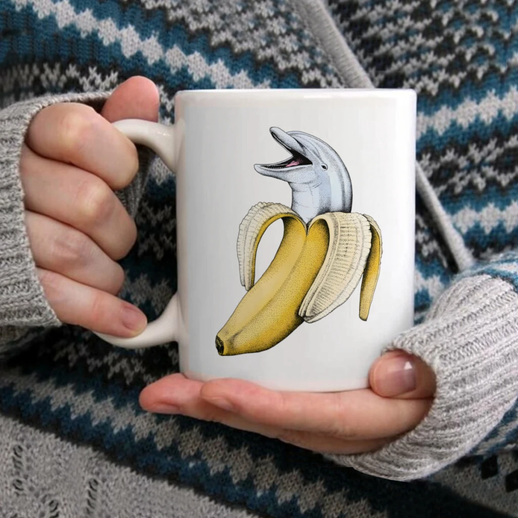 

Surprise! Color VersionCoffee Mug Tea Cup 11oz Coffee Cup Funny Birthday Ceramic Mug Personalized Cup