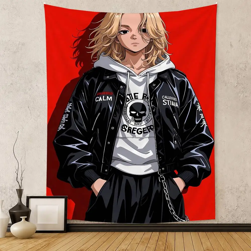 Tokyo Revengers Anime C-Cool Flag Digital Printing Banner for Garage Wall Out Door Decoration