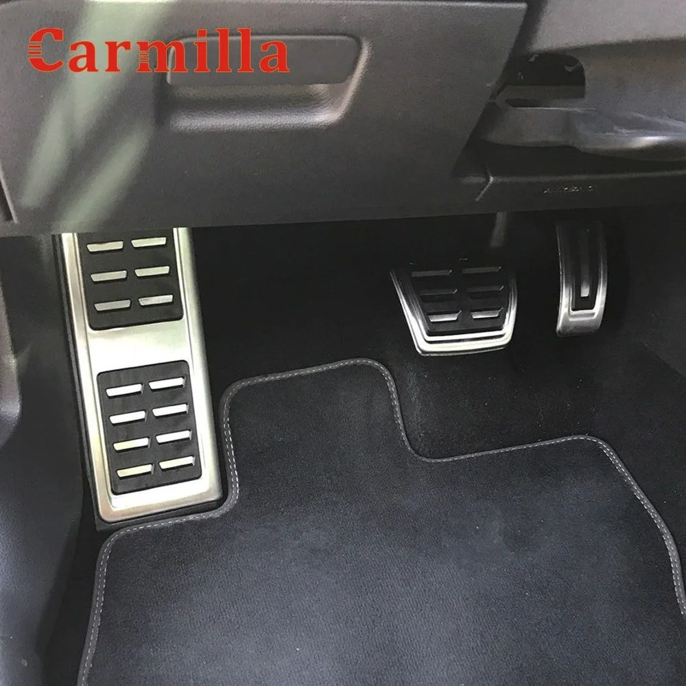 LHD Car Pedal Cover for VW Tiguan 2017-2023 Passat B8 Golf 7 8 T-cross T-roc Troc for Skoda Octavia A7 for Seat Leon 5F MK3