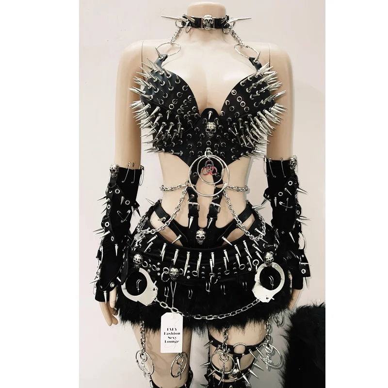 Gothic Tank Tops Punk Tank Tops halter topy2k clothes y2k crop top gothic clothes y2k top rivet Tank Tops Skull top vintage top