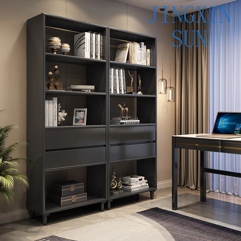 Shelf Bedroom Bookcase Wooden Industrial Bedside Storage Bookshelf Organizer Mid Century Etagere Rangement Home Furnitures