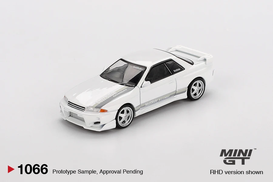 MINIGT 1/64 1066 Nissan Skyline GT-R (R32) VeilSide Combat C-I Legierung Diecast Auto Modell Jungen Spielzeug Geschenk Dekorationen