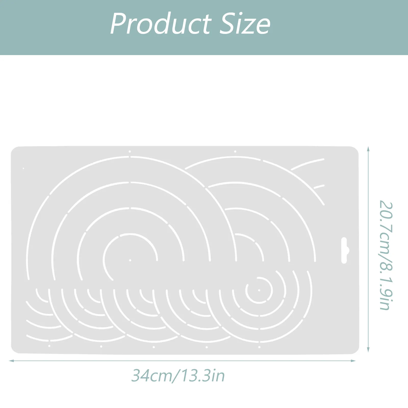 1Pcs Premium PP Hollow Quilting Template for Machine Quilting Free Motion Sewing Ruler DIY Patchwork Embroidery Craft