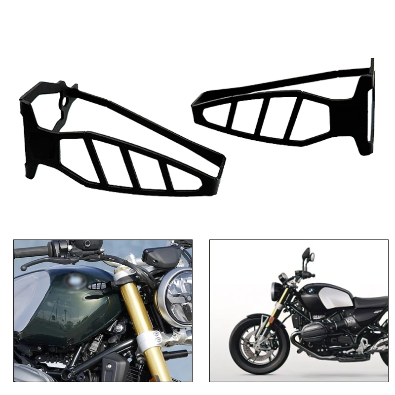 For BMW R12 R 12 NINET 2024 2025 Motorcycle Front Turn Signal Light Shields Lamp  R12NINET Accessories