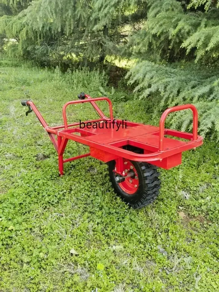 

FG28Electric Wheelbarrow Agricultural Hand Push Climbing Wheelbarrow Climbing Orchard Transport Cart