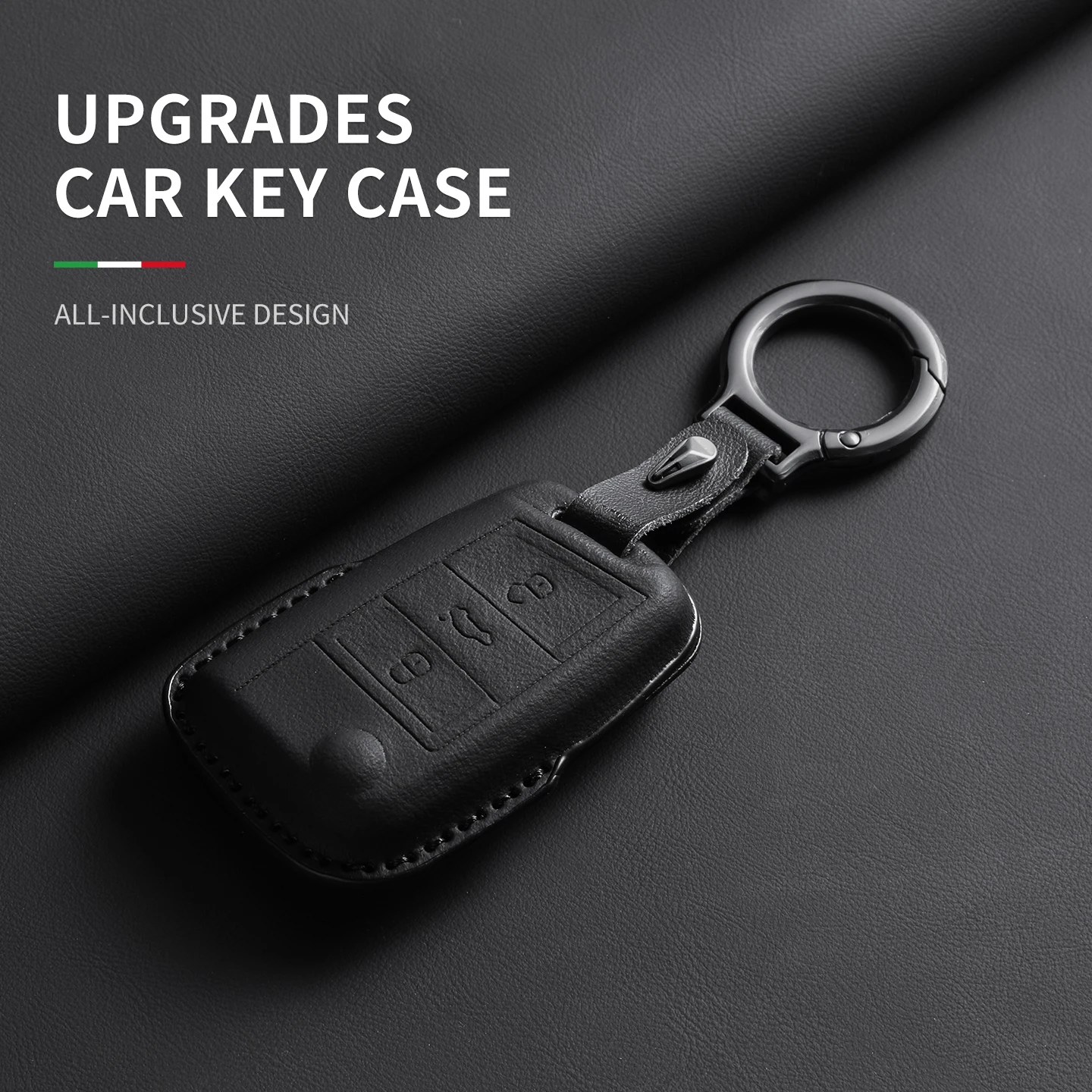 

Car Key Case Cover For VW Volkswagen T-ROC BORA CC TAYRON MAGOTAN Leather Auto Remote Key Shell Durable Anti-Scratch Protecter