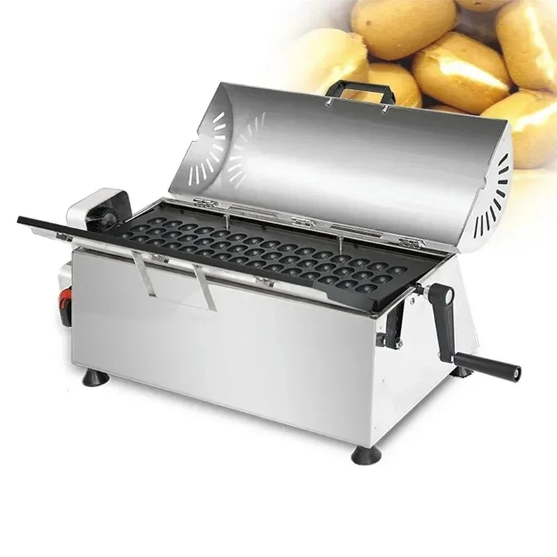 Máquina para Hacer Pasteles Comercial Multifuncional | Máquina para Hacer Castella, Bizcocho y Waffles de Burbujas con Placas Antiadherentes