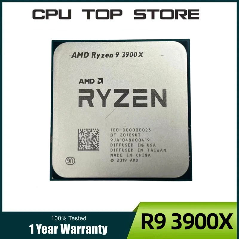 

Процессор AMD CPU Ryzen 9 R9 3900X 3,8 ГГц, 12 ядер, 24 потока