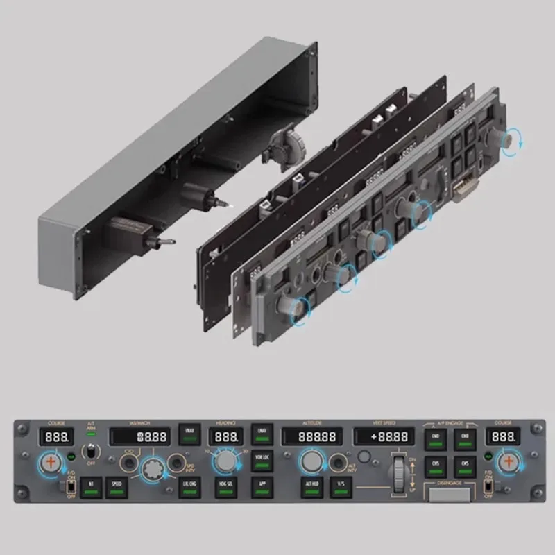 كوكبت ماستر ألعاب الطيران محاكاة MCP لوحة وضع لوحة التحكم لوحة محاكاة الطيران ل PMDG بوينغ 737 P3d XP