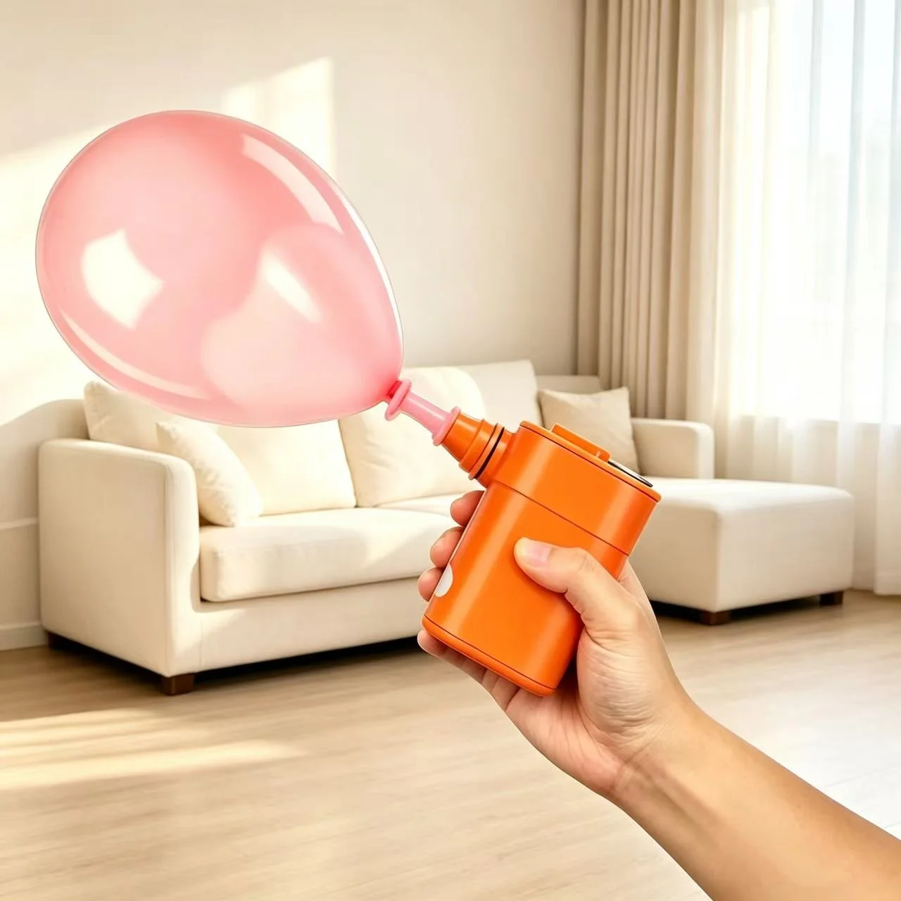 Balloon Pump Electric Portable Air Balloon Pump Balloon Blower Inflator Machine for Twisty, Animal Classic, Foil, Latex Balloons
