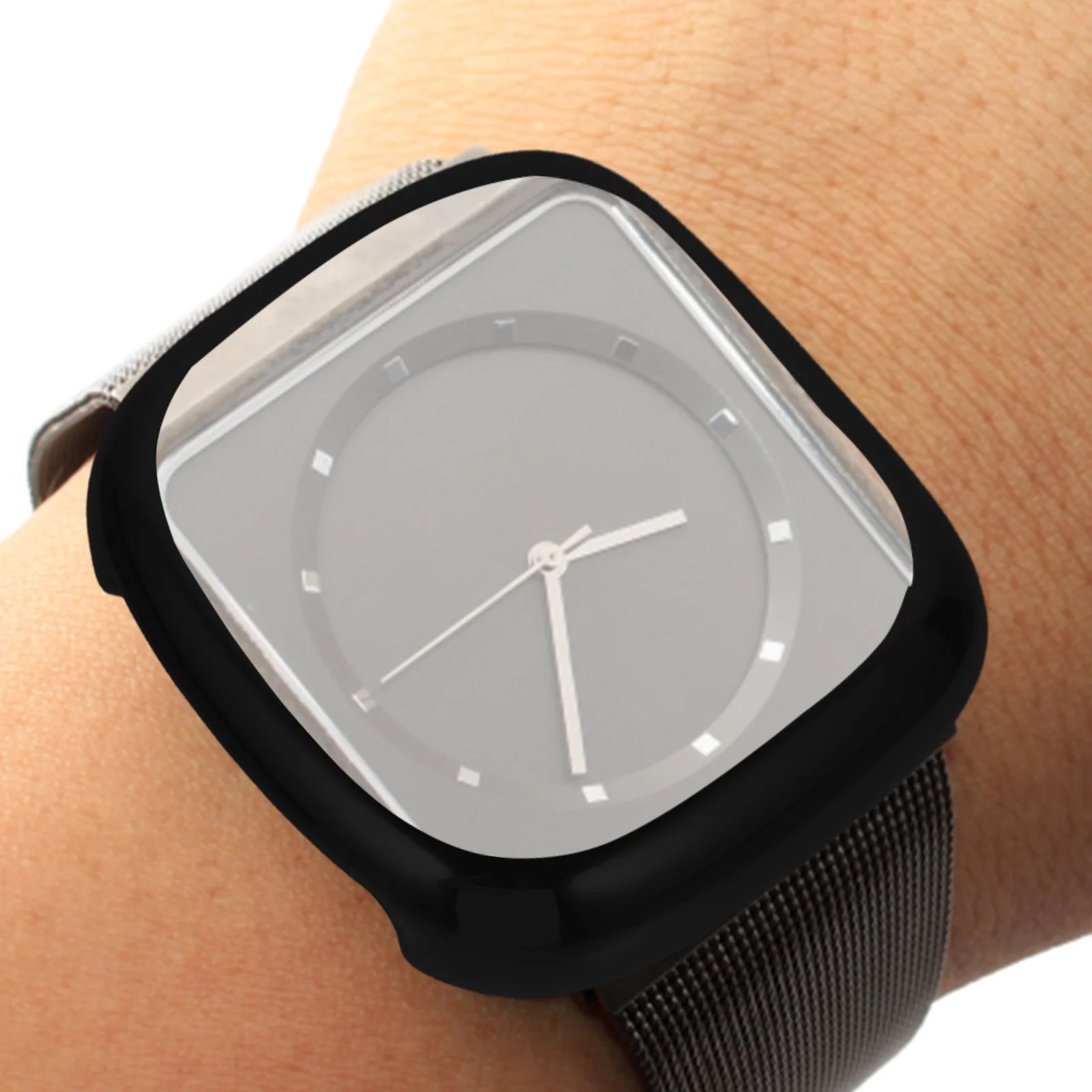 

4pcs Tpu Watch Protectors Anti-Shock Transparent Case For Versa4 Reusable Protective Cover Delicate Screen Guard