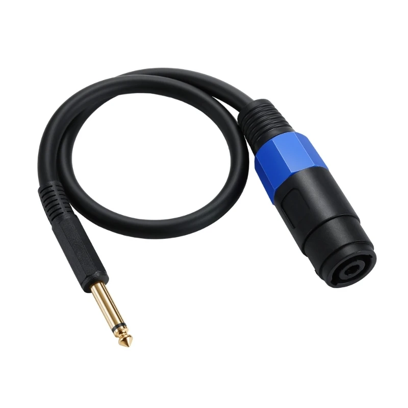 Lautsprecherkabel Speakon-Buchse auf 6,35 mm 1/4 Zoll TS-Stecker. Lautsprecherkabel Speakon-Klinke auf 6,5 mm TS-Stecker – Detail 8
