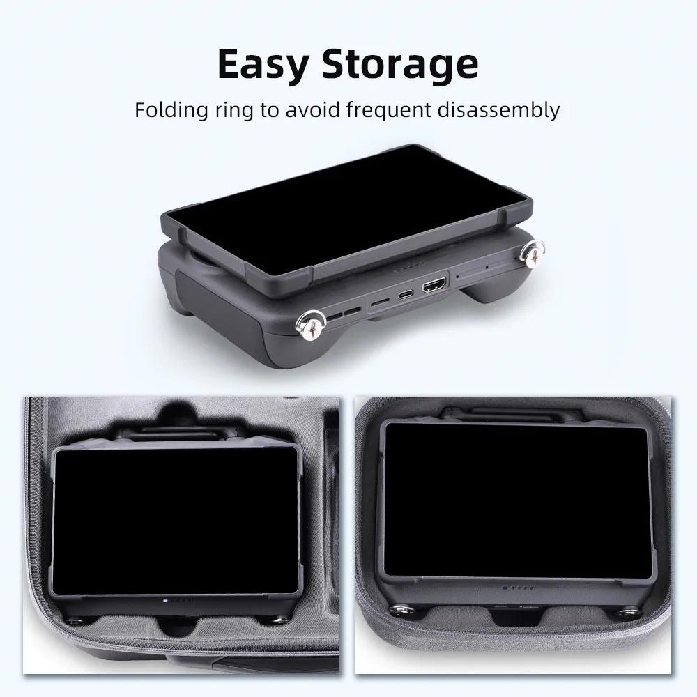 Wtohoby حبل نايلون لـ DJI Mavic 4 Pro Drone RC Pro 2/RC 2 جهاز تحكم عن بعد قابل للتعديل حزام الرقبة حبال معلقة حزام