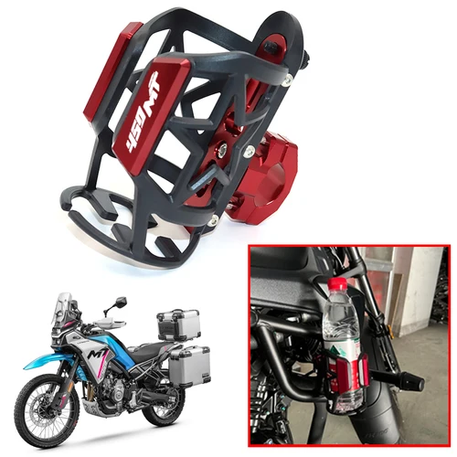 Imagen 1 del producto Ajuste para CFMOTO 450MT CF-MOTO 450 MT CF450 MT450 2023-2025 accesorios CNC para motocicleta soporte para botella de agua y bebidas portavasos