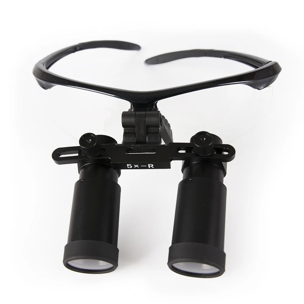 Micare 420mm Metal 65mm 90mm 80g Magnify Dental Surgical Ent Loupe with Led Light 5.0x,5.0x 5.0x-r CN;JIN