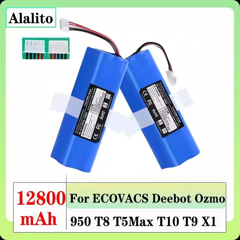 14.4V Replacement Battery For ECOVACS Deebot Ozmo 950 T8 T8+ T5Max T10 T20 T9 X1 X2 Pure Turbo pro omni Robot Vacuum Cleaner