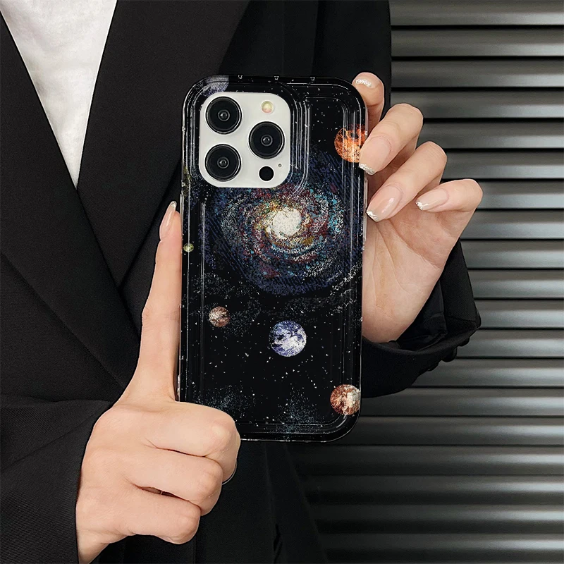 J2224 Fall Prevention Cushion Type For Samsung Galaxy A14 A34 A54 A52 A51 A72 A73 A12 A32 A23 A42 Case DIY Soft TPU Cover