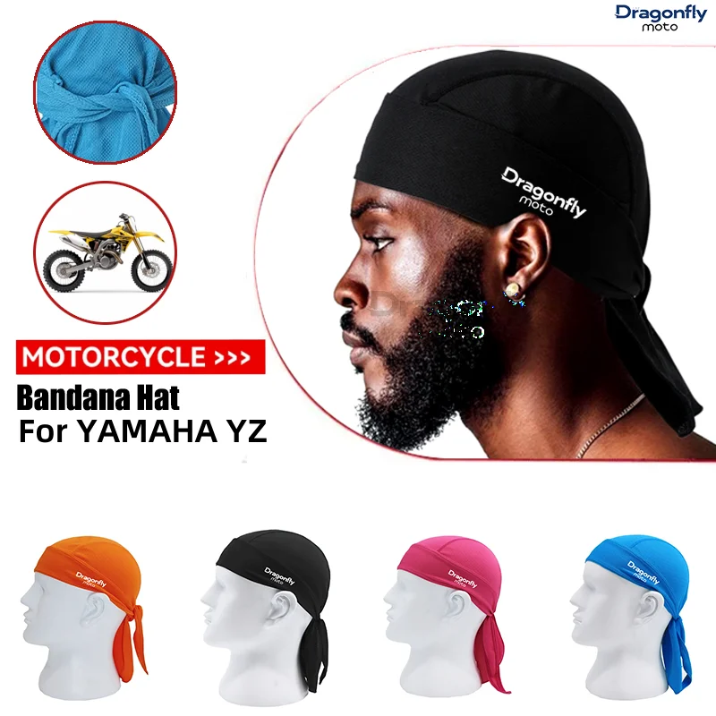 For YAMAHA YZ 125 250F 250FX 450F 450FX 250 450 F FX Motorcycle Headband Sweat-wicking Cap Cycling Headscarf Quick-dry