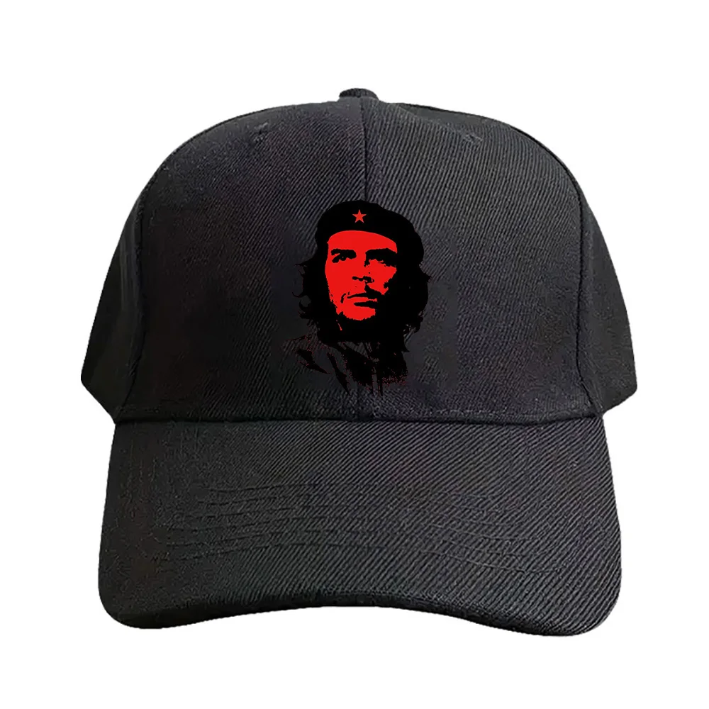 Che Guevara Communist Revolution Cap Summer Woman Man Baseball Cap Adjustable with Curved Brim Duckbill Cap Protection Sun Hats