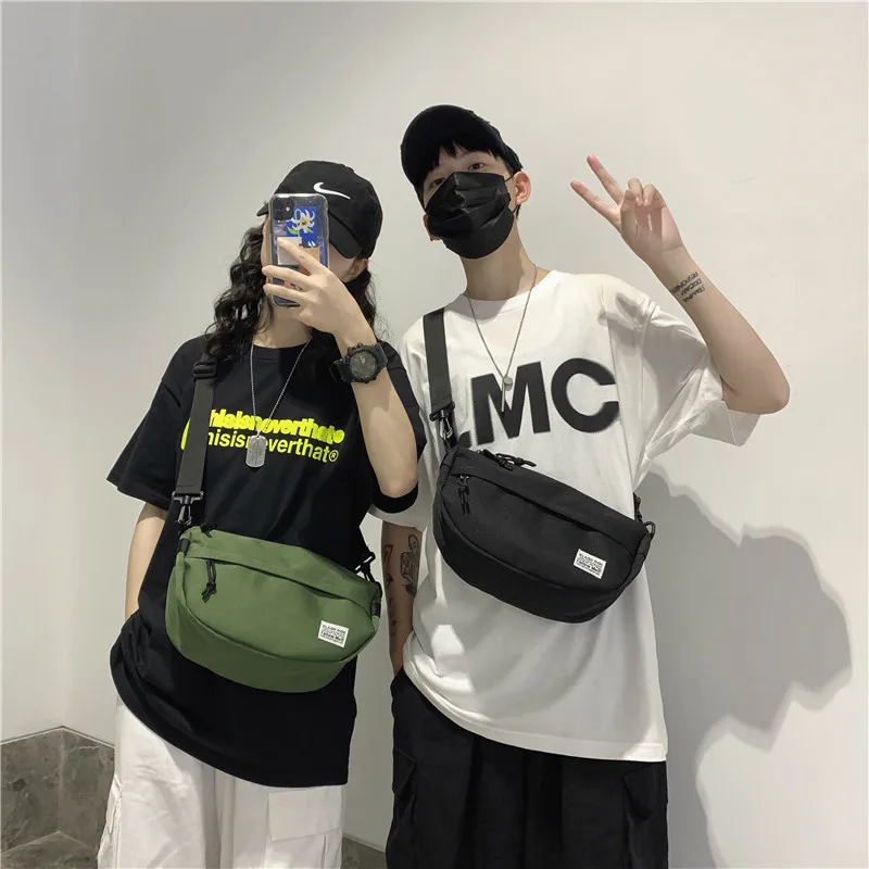 

Chest bag 2020 new messenger bag men's shoulder bag casual shoulder bag simple and versatile small bag ins Mori women's diagona