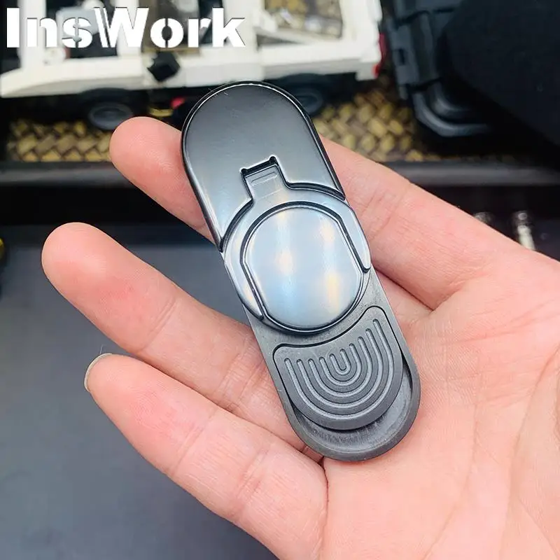 Inswork Uco EDC Decompression Metal Toys Zirconium Alloy Push Slider Magnetic Decompression Toys