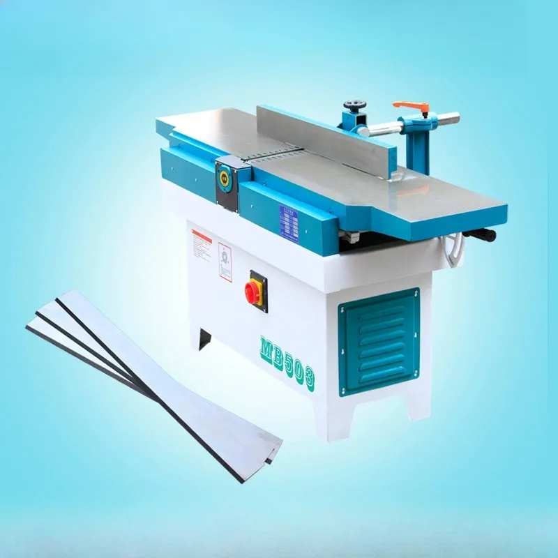 Manual Bevel Surface Planer Mars Style Spiral Cutter Electric Woodworking Planer For Furniture Processing Workshop Use