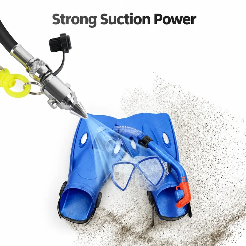 Diving Gear Air Blow Gun Metal Nozzle Blowing Maintenance Tool Low-pressure Inflation Tube Dust Cleansing Equipment Accessory