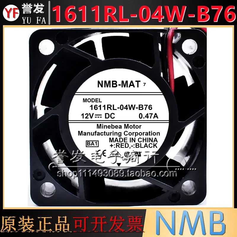 

НОВЫЙ ОРИГИНАЛ 1611RL-04W-B76 12 В 0,47 А 4028 40x40x28 мм ОХЛАЖДАЮЩИЙ ВЕНТИЛЯТОР РАДИАТОР