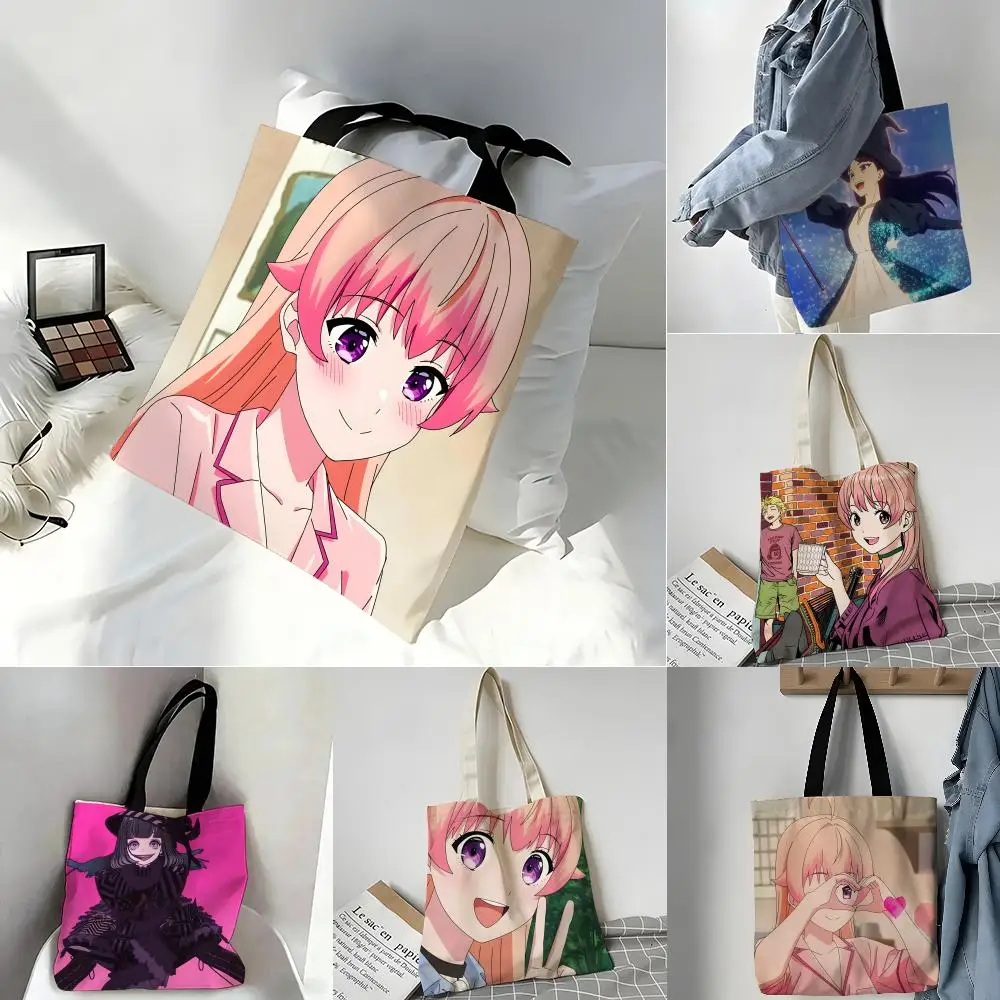 

Сумки для хранения, повседневные портативные сумки через плечо, легкие сумки для покупок, многоразовые льняные сумки, сумки с принтом в стиле фэнтези, романтики и комиксов W-WITCH WATCH