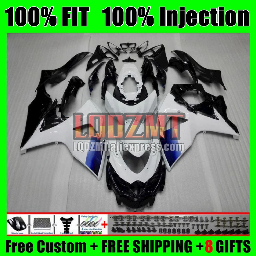 K9 For SUZUKI GSXR1000 GSXR 1000 09 10 11 12 13 15 16 15No.3 GSXR-1000 2009 Stock white 2010 2011 2012 2013 2015 2016 Fairing