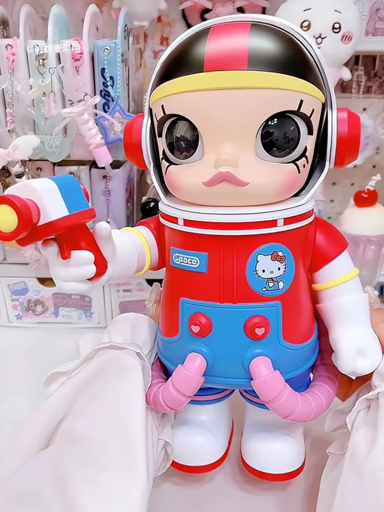 

Подлинная семейная серия Sanrio Mega Space Molly 400%, экшн-фигурка аниме «Hello Kitty», милая фигурка Melody Kuromi, коллекция, подарок