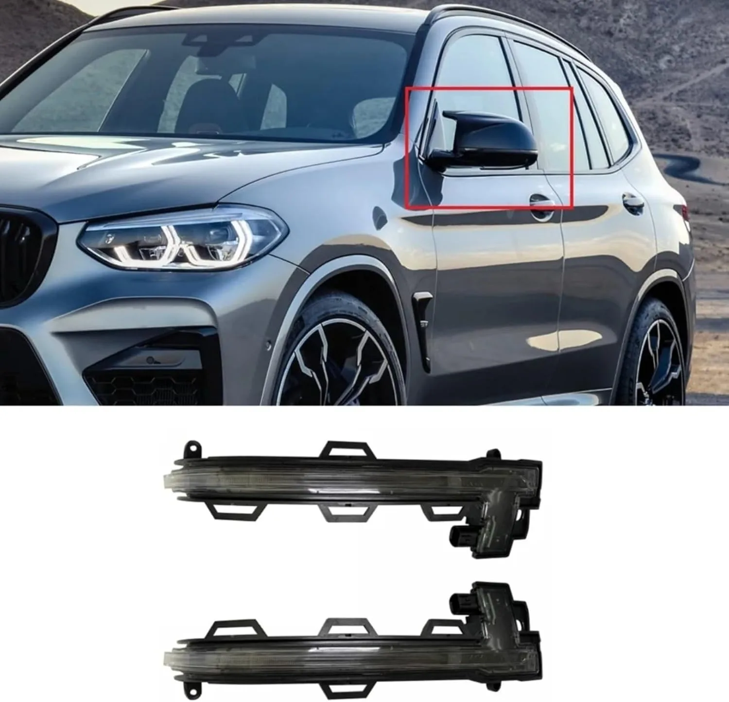 

For BMW X3 G01 X4 G02 X5 G05 X6 G06 X7 G07 Led Rearview Mirror Light Turn Signal Marker Blinker Lamp 63137441439 63137441440