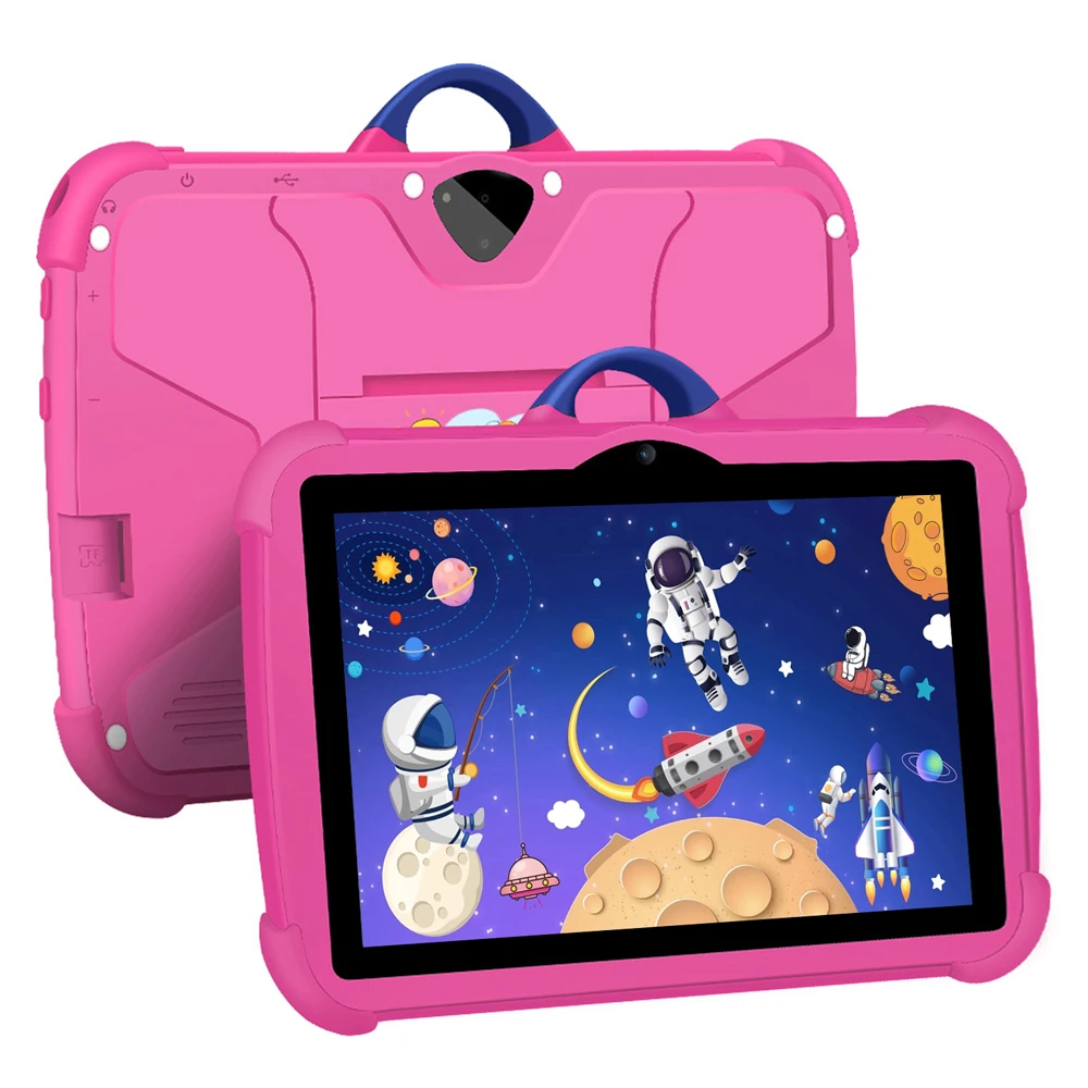 2026 New 7 Inch 5G WiFi Tablet For Children Learning Education Kids' Tablets Quad Core 4GB RAM 64GB ROM Dual Cameras Android 13