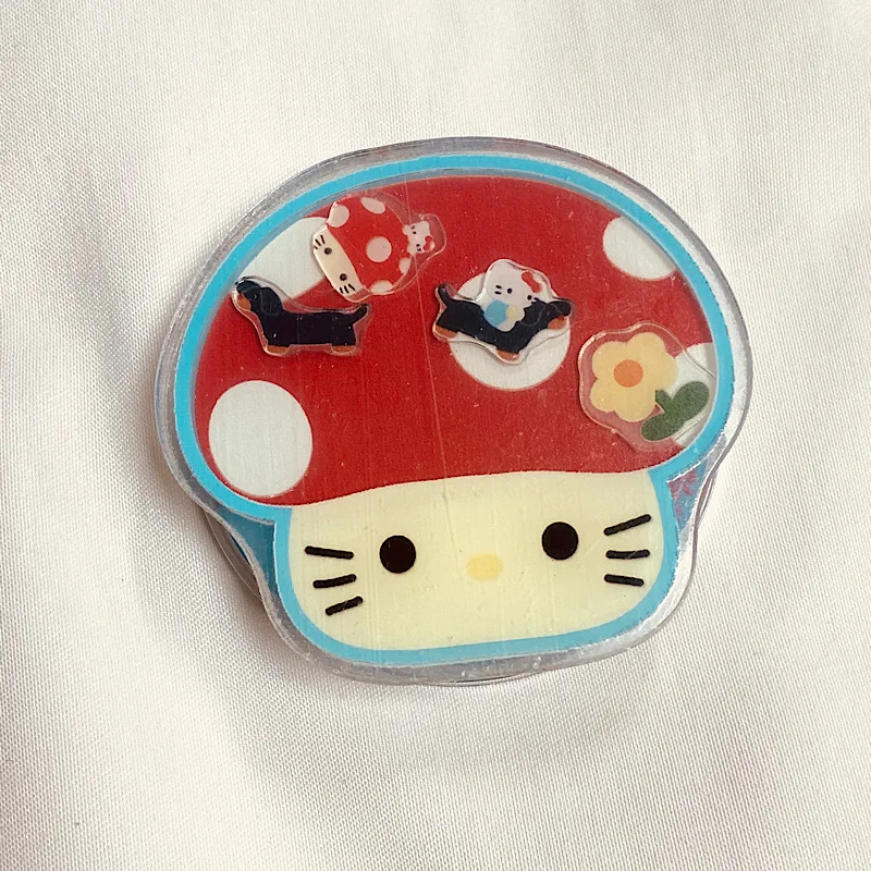 만화 머리띠 락킹 뮤직 마그네틱 브래킷, MagSafe 폰에 적합, 데스크탑 게으른 사람들을 위한 강력한 흡착력, 아이폰용