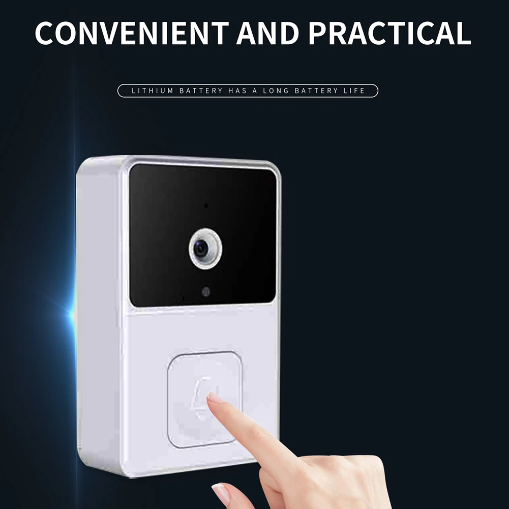 4.3 인치 IPS 스크린 무선 비디오 초인종 적외선 야간 투시경 가족 아파트용 2.4G Wi-Fi 듀얼 통신 초인종