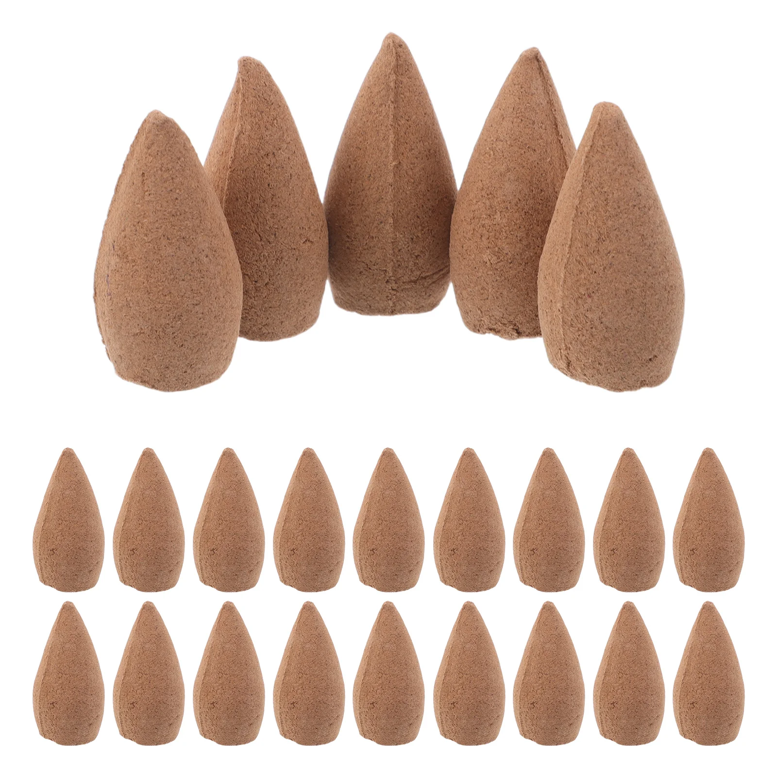 

1 Box Backflow Incense Cones Sandalwood Scent Natural Long-Lasting Aroma for Home Bedroom Office Yoga Decorative Waterfall
