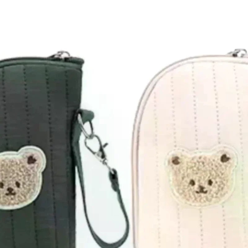 

Изолированная сумка для детских бутылочек, очаровательный медвежонок, термодержатель для детских бутылочек, сумка для перевозки грудного молока, легко чистится