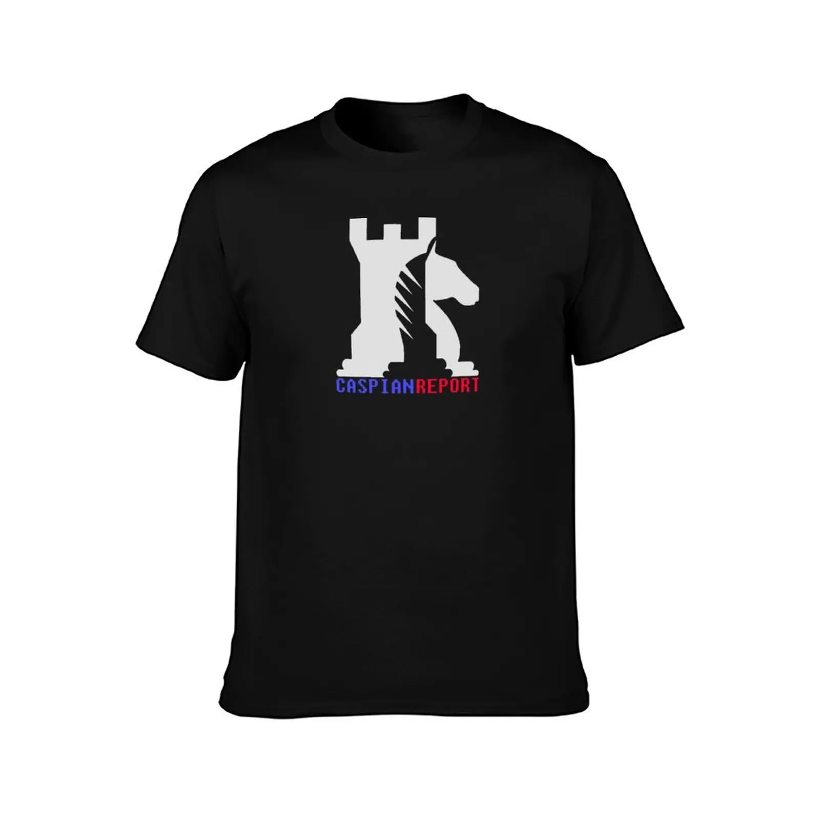 Caspian Report Logo T-Shirt Breathable Lightweight Summer Top T-Shirt