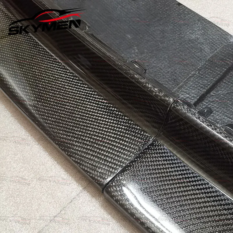 ミニJCW R56 R57 R58 R59前期型用カーボンフロントリップ、ガラス繊維