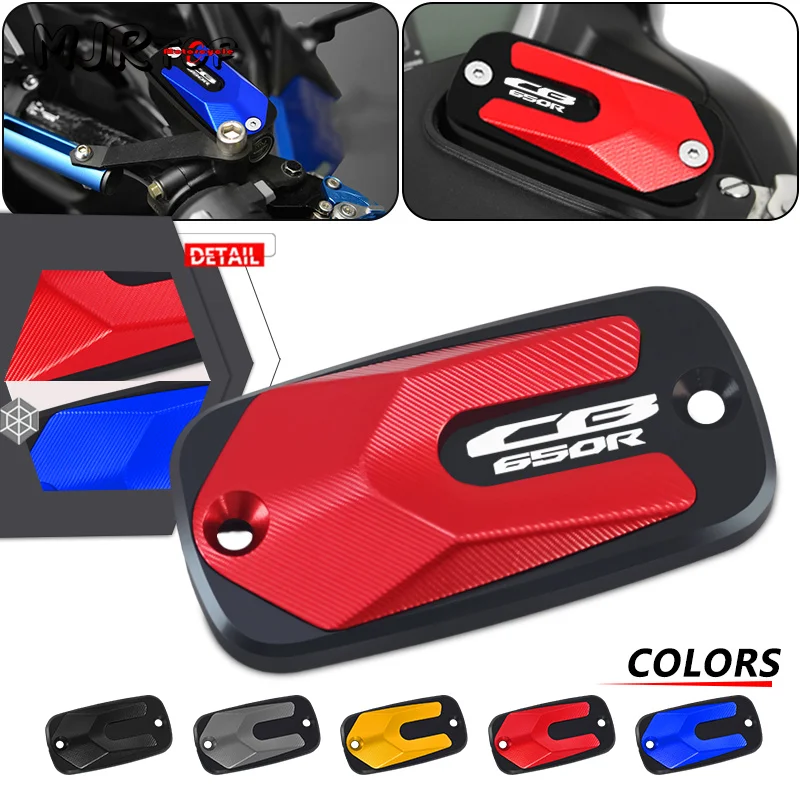 NEW Oil Cup Cover For CB650R CB 650R 2018 19 20 21 22 2023 2024 Motorcycle CNC Front Brake Clutch Fluid Reservoir Cap cb650r