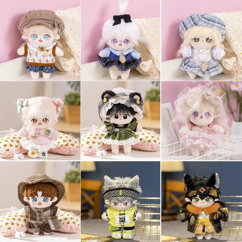 

14 styles Cute Plush Cotton Doll Stuffed Super Star Figure Idol Yibo Dolls Can Change Clothes Birthday Gift for Girls/Girlfriend