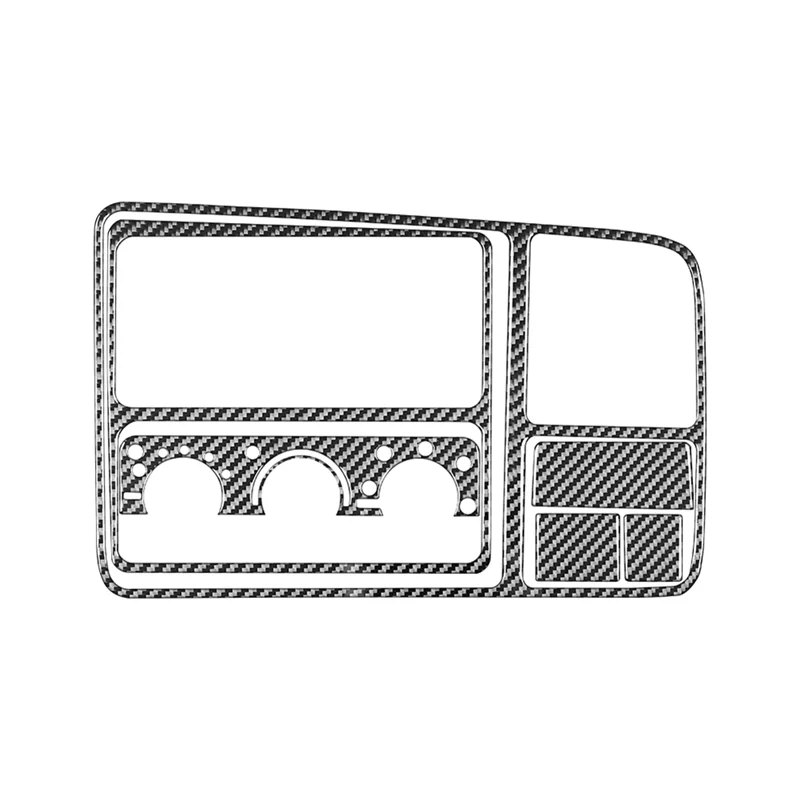 

High Quality Carbon Fiber For Chevy Silverado 1500 1999-2002 Console Air Vent Cover FM Adjustment Switch Cover Trim Accessories