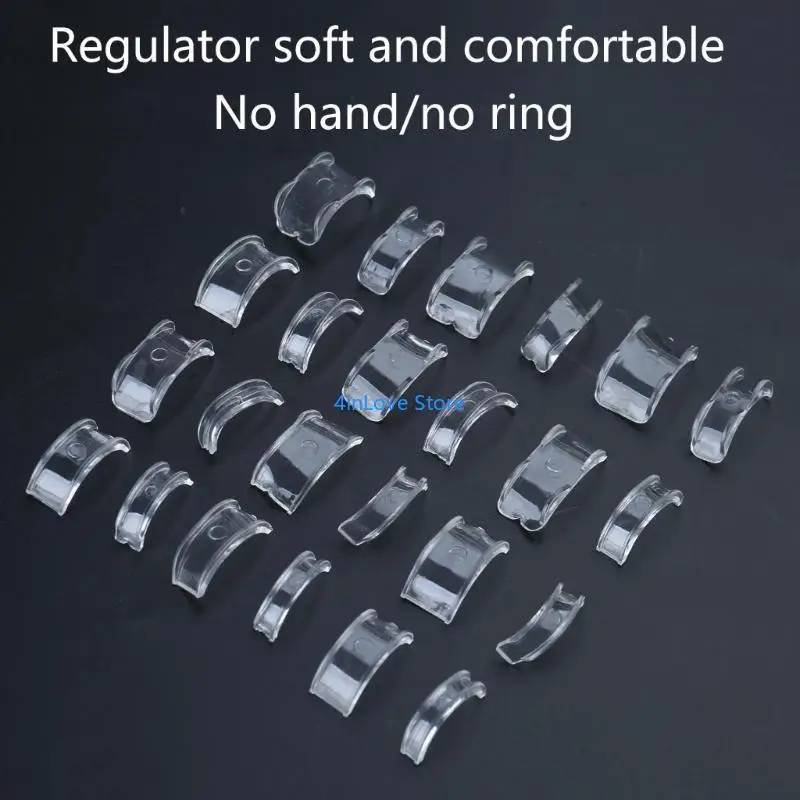 

T4MD Soft Transparents Ring Adjuster Comfortable Silicone Ring Insert Large Smaller Practical Sizer Tool