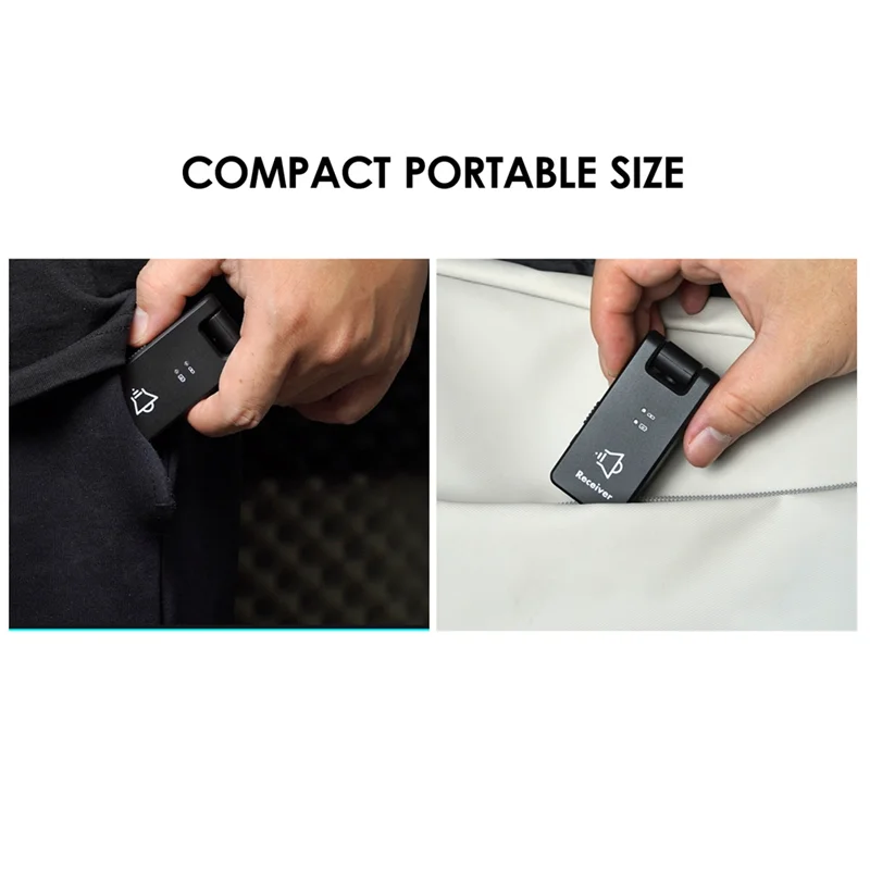 

WP-8 Wireless Transmission System Electric Guitar Receiver & Transmitter Built-In Battery Black For Guitar Bass-ABVP