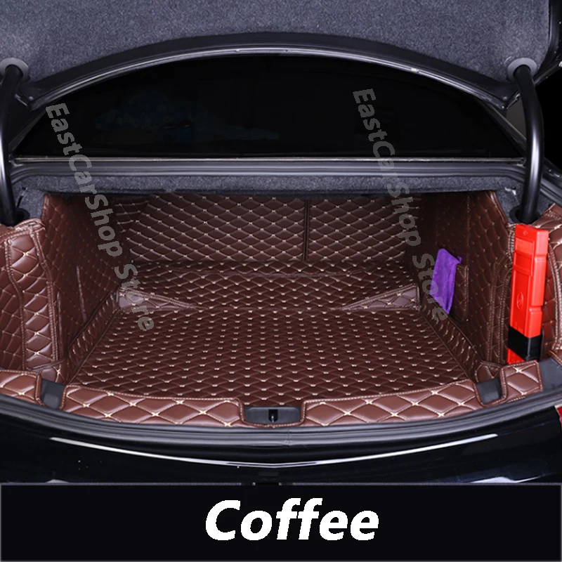 For Cadillac XTS 2013-2021 Car All Surrounded Rear Trunk Mat Cargo Boot Liner Tray Rear Boot Luggage Cover Pad Accessories