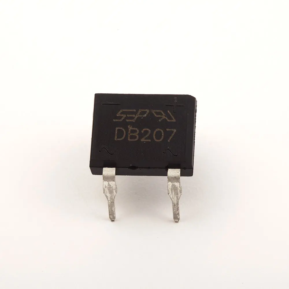 10pcs DB207 DIP-4 Bridge Rectifier Diode Mini Through Hole Rectifier 2A 1000V for Led