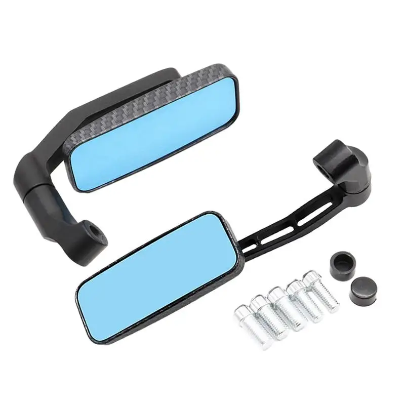 Motorcycle Rearview Mirrors Back Sight Adjustable Handlebar Mirror Clear Wide Angle Bikr Side Mirror Motocross Accessories