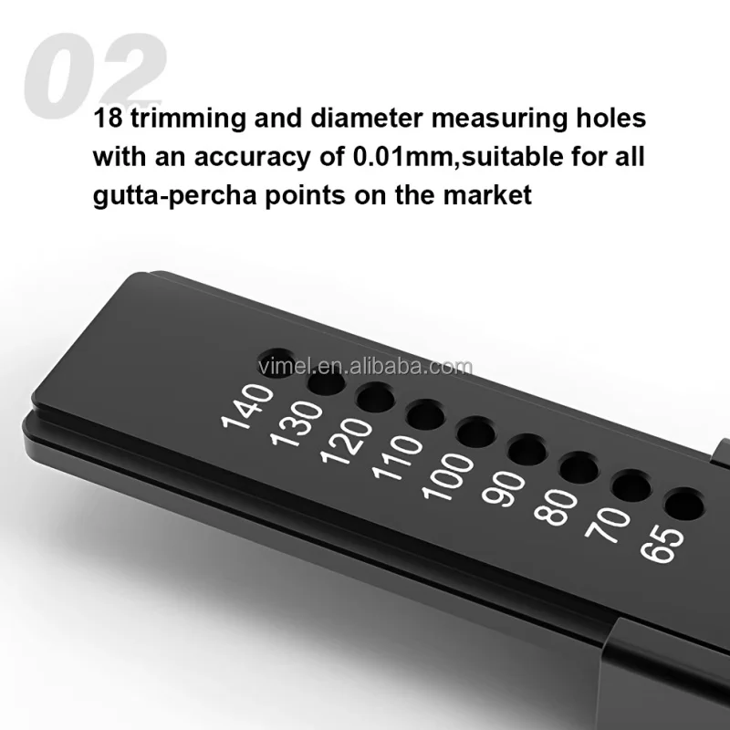 R1 plus Original Dental Endo Rulers Autoclavable Gutta Percha Span Measure Scale Measuring Ruler for Endodontic Use