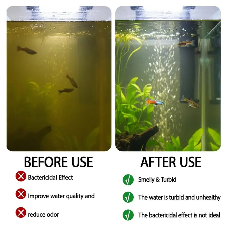 سهل الاستخدام لمجموعة استبدال فلتر Cf1 - 6 قطع من خراطيش الخدمة لمدة 3 أشهر، لمرشحات حوض السمك الداخلي Cf1، كومبا لخزان الأسماك